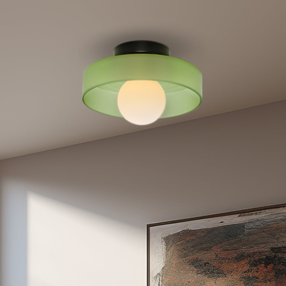 Stylish Glass Dome Ceiling Fixture – Surface-Mount Lighting for Contemporary Interiors | Thomler