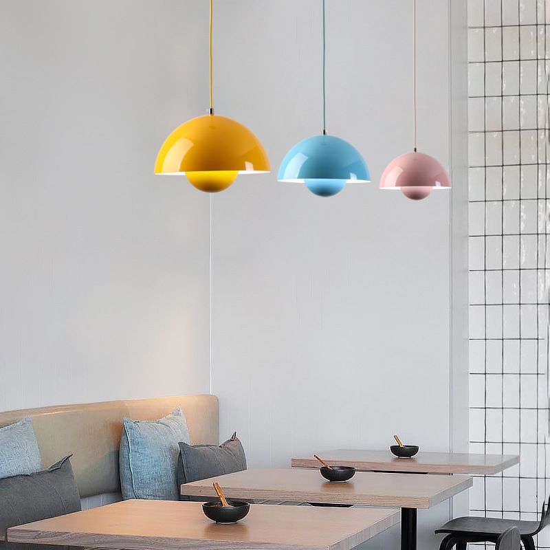 Pendant Light Aluminium E27 Adjustable Cable Dining Table Kitchen Island Scandinavian Hanging Ceiling Lamp LED Compatible | Thomler