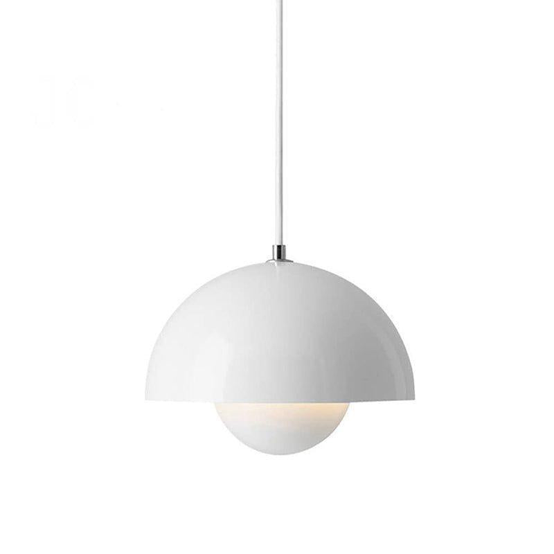 Hanging Planter Light Fixture with Built-In Pot for Indoor Plants & Modern Scandinavian Farmhouse Decor | Thomler