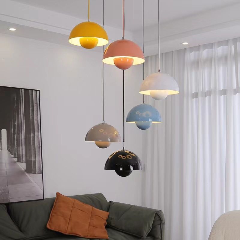 Pendant Light Aluminium E27 Adjustable Cable Dining Table Kitchen Island Scandinavian Hanging Ceiling Lamp LED Compatible | Thomler