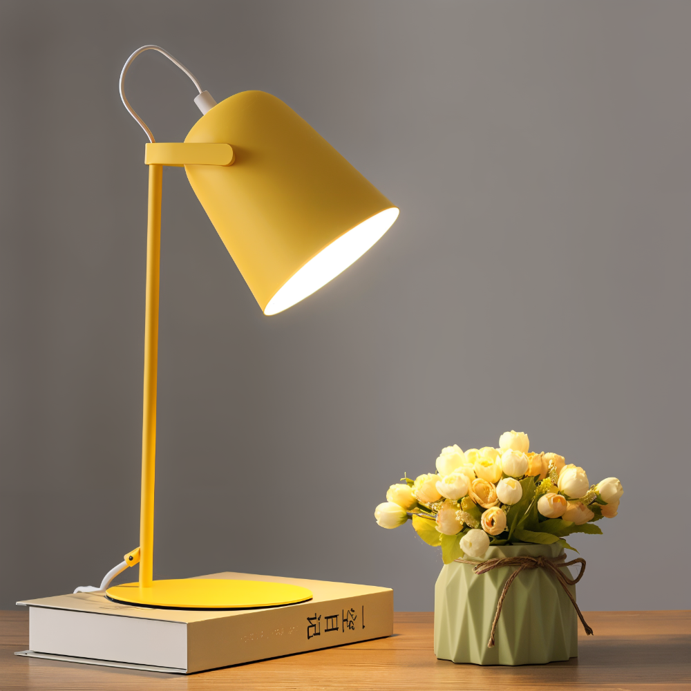 Adjustable Swivel Desk Lamp with Rotating Head – Eye-Friendly LED Task Light for Home Office, Study, Reading & Bedside | Thomler