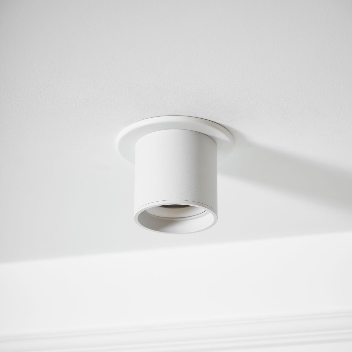 Metal Ceiling Light 3.1 in x 3.3 in White Indoor Modern Flush Mount LED Fixture Warm Neutral Cool | Thomler