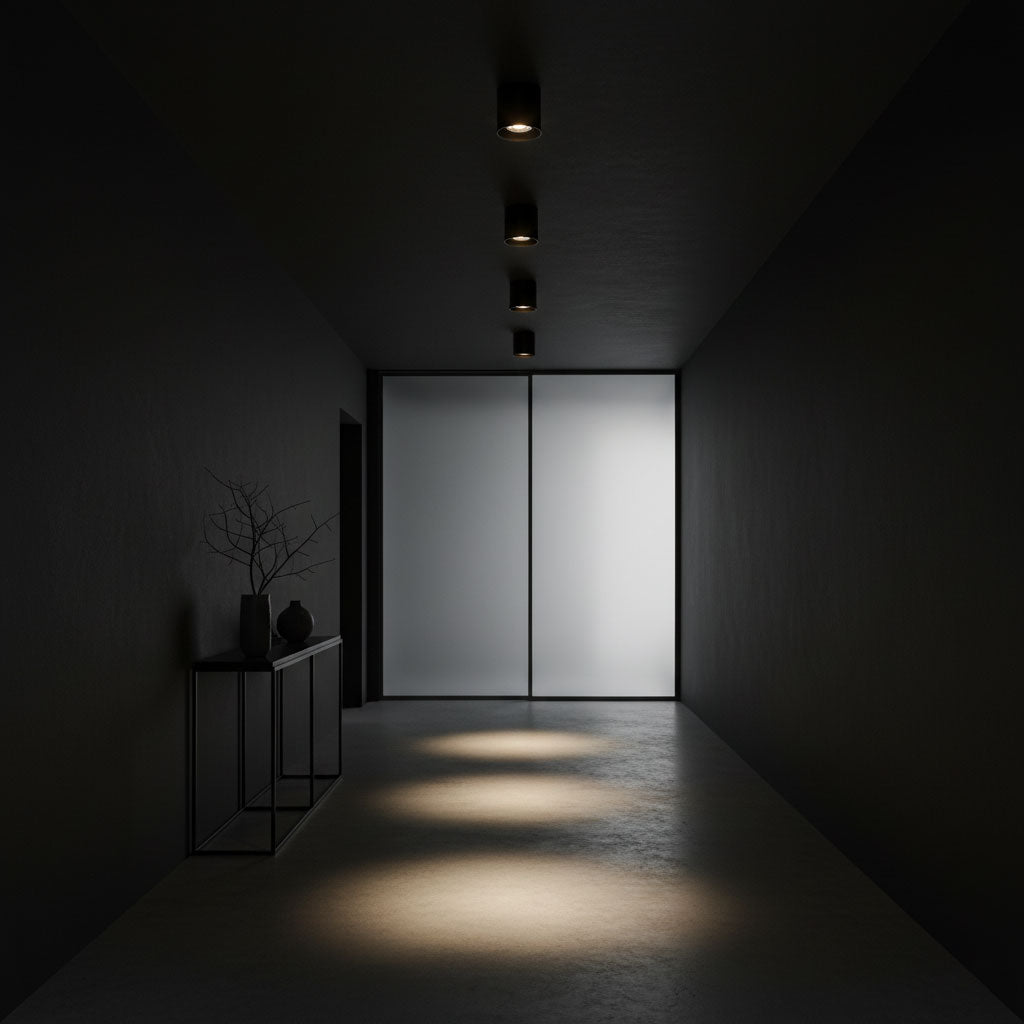 Metal Ceiling Light 3.1 in x 3.3 in White Indoor Modern Flush Mount LED Fixture Warm Neutral Cool | Thomler