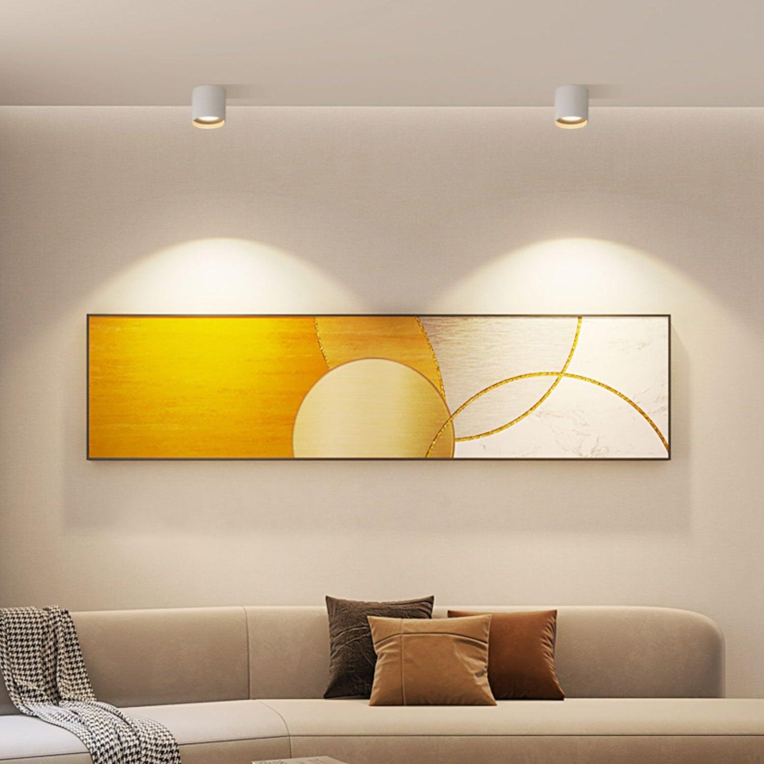 Metal Ceiling Light 3.1 in x 3.3 in White Indoor Modern Flush Mount LED Fixture Warm Neutral Cool | Thomler