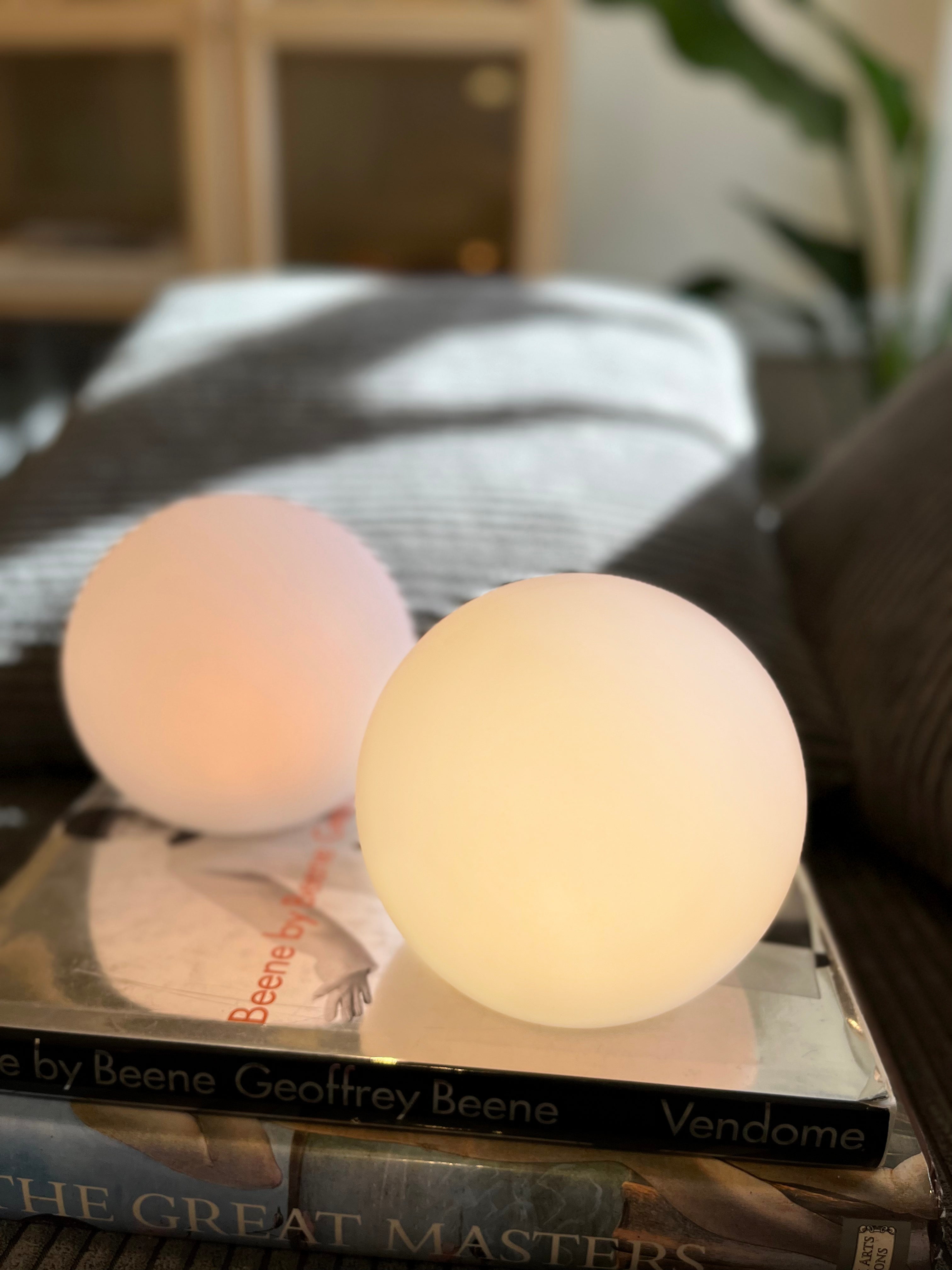 Table Lamp Plastic 5W Wireless LED 16 Colour Indoor Outdoor Mood Lighting Rechargeable Remote Controlled | Thomler