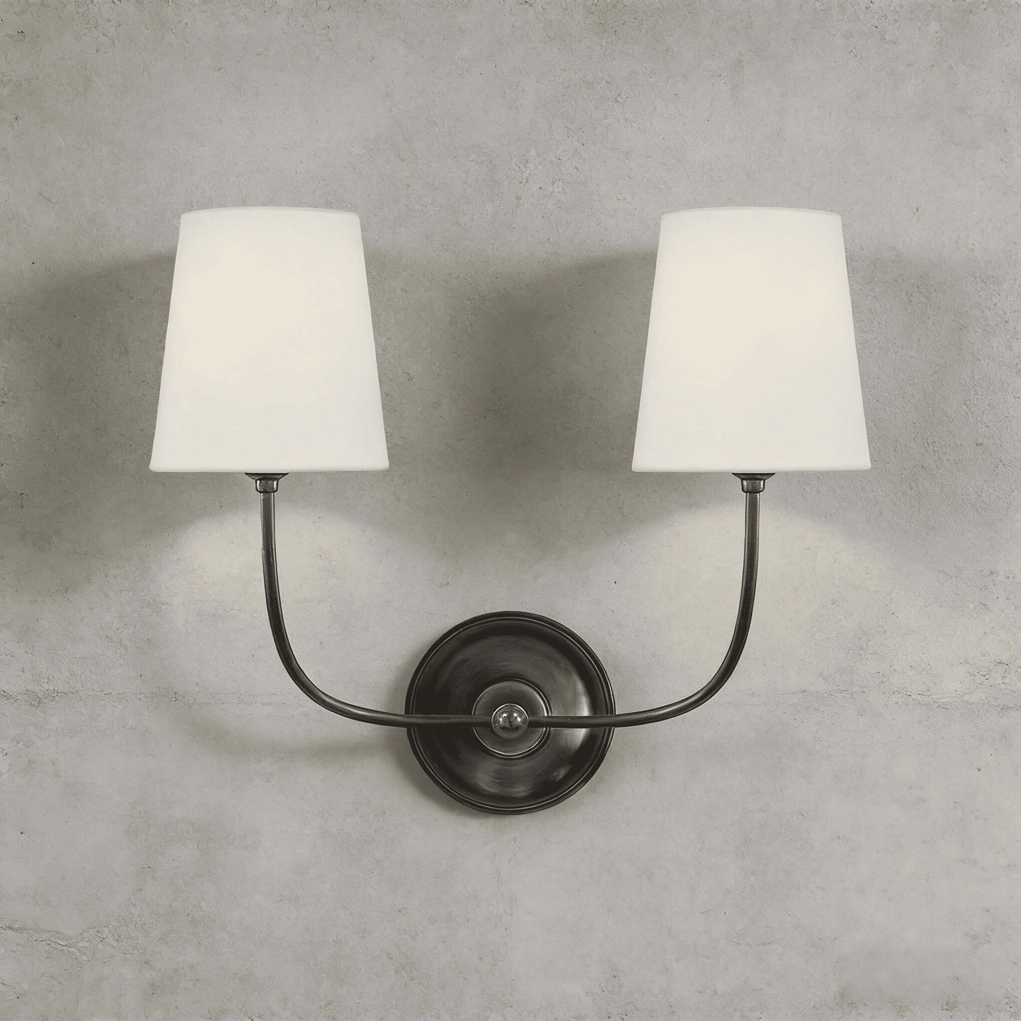 Wall Sconce Metal Adjustable Arms 14 in Indoor Lighting Living Room Bedroom Hallway Decorative Fixture | Thomler
