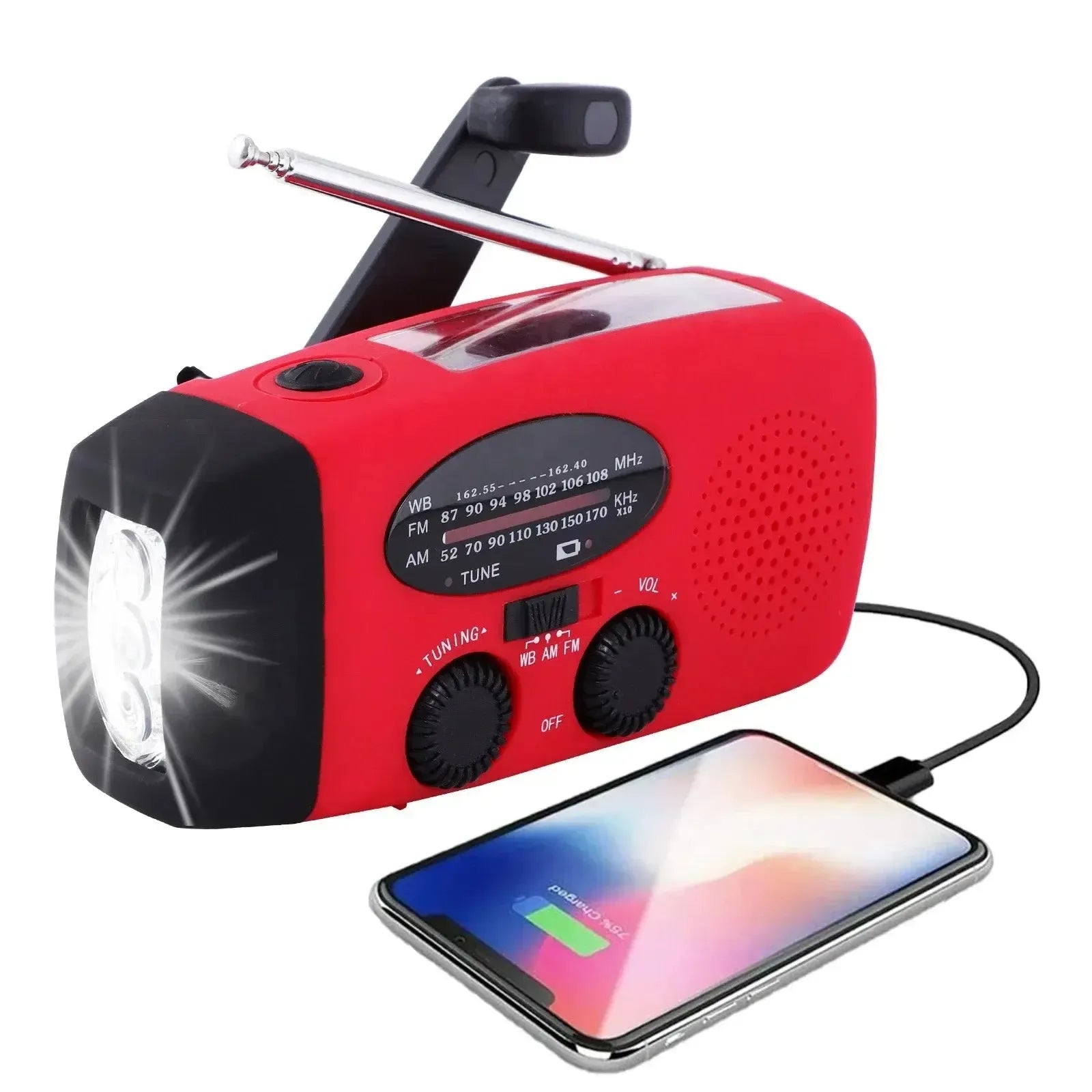 SOSGuard - Noodradio & Multifunctionele Tool op Zonne-Energie