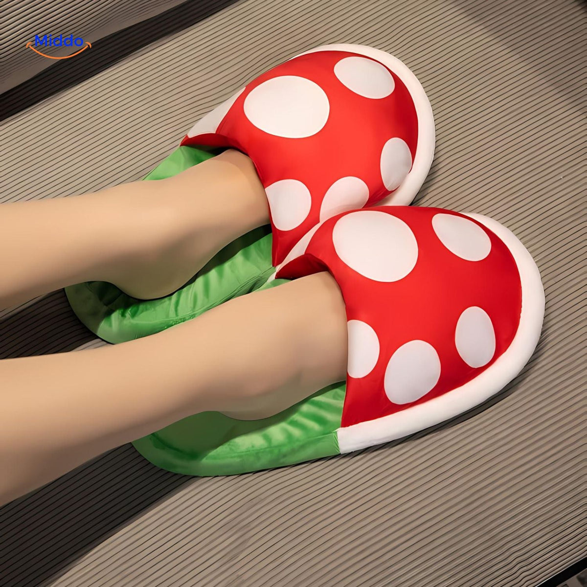 Plush Character House Slippers for Adults & Kids – Soft Cotton Gaming Footwear | Thomler