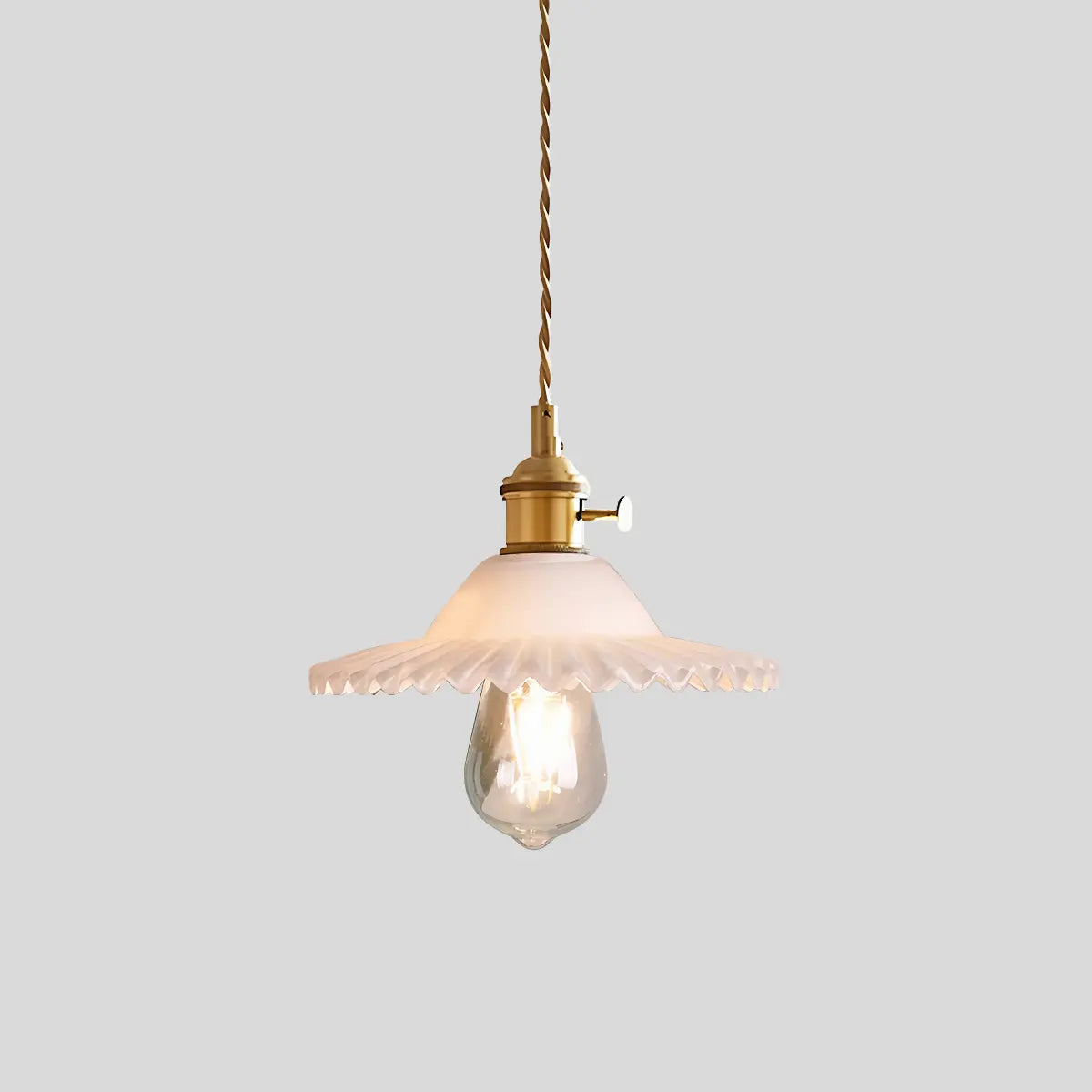 Pendant Light Glass Bronze Adjustable Cable Transparent Dining Room Kitchen Island Hanging Ceiling Lamp | Thomler