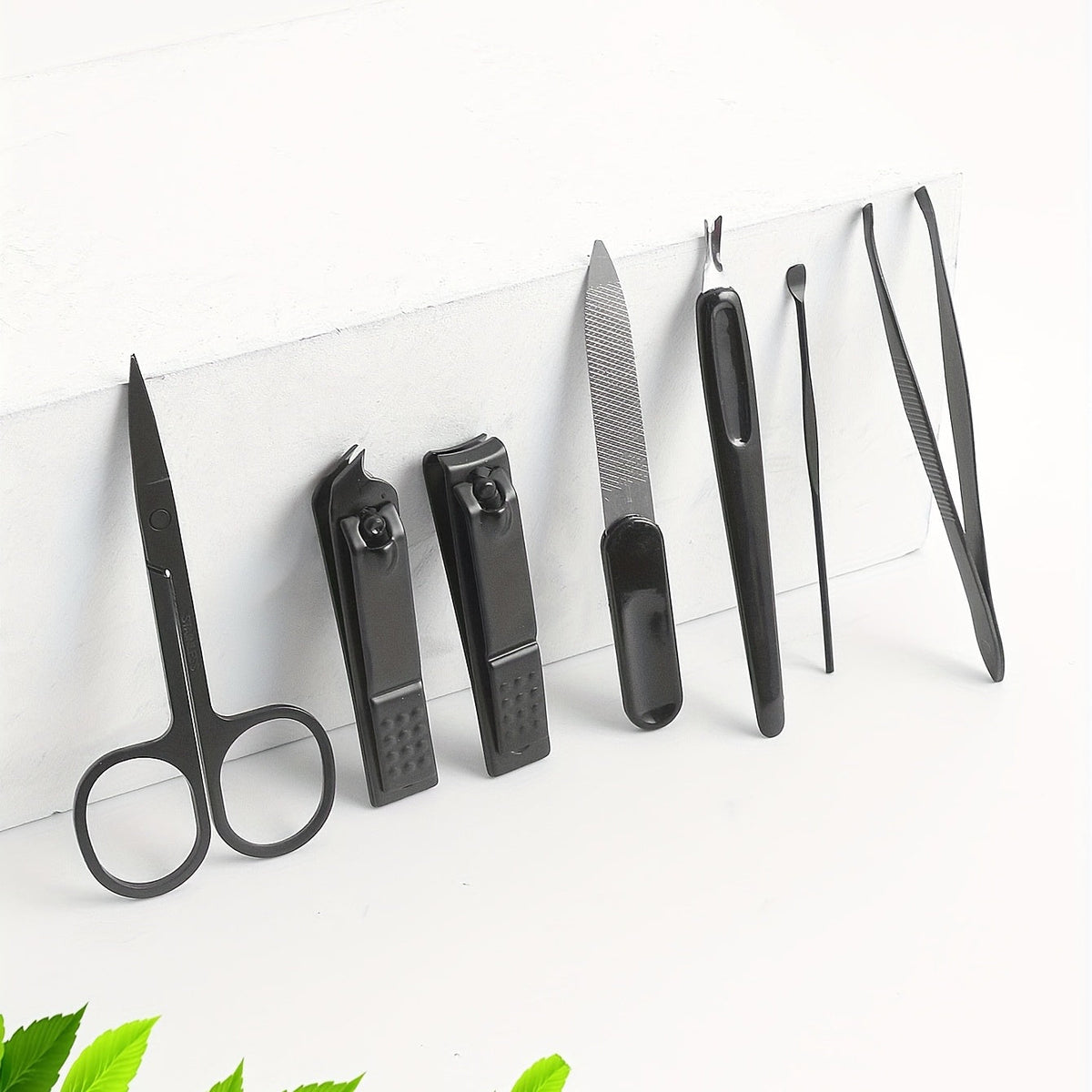 Professional 7-Piece Nail Care Grooming Kit in Travel Case for Manicures & Pedicures | Thomler