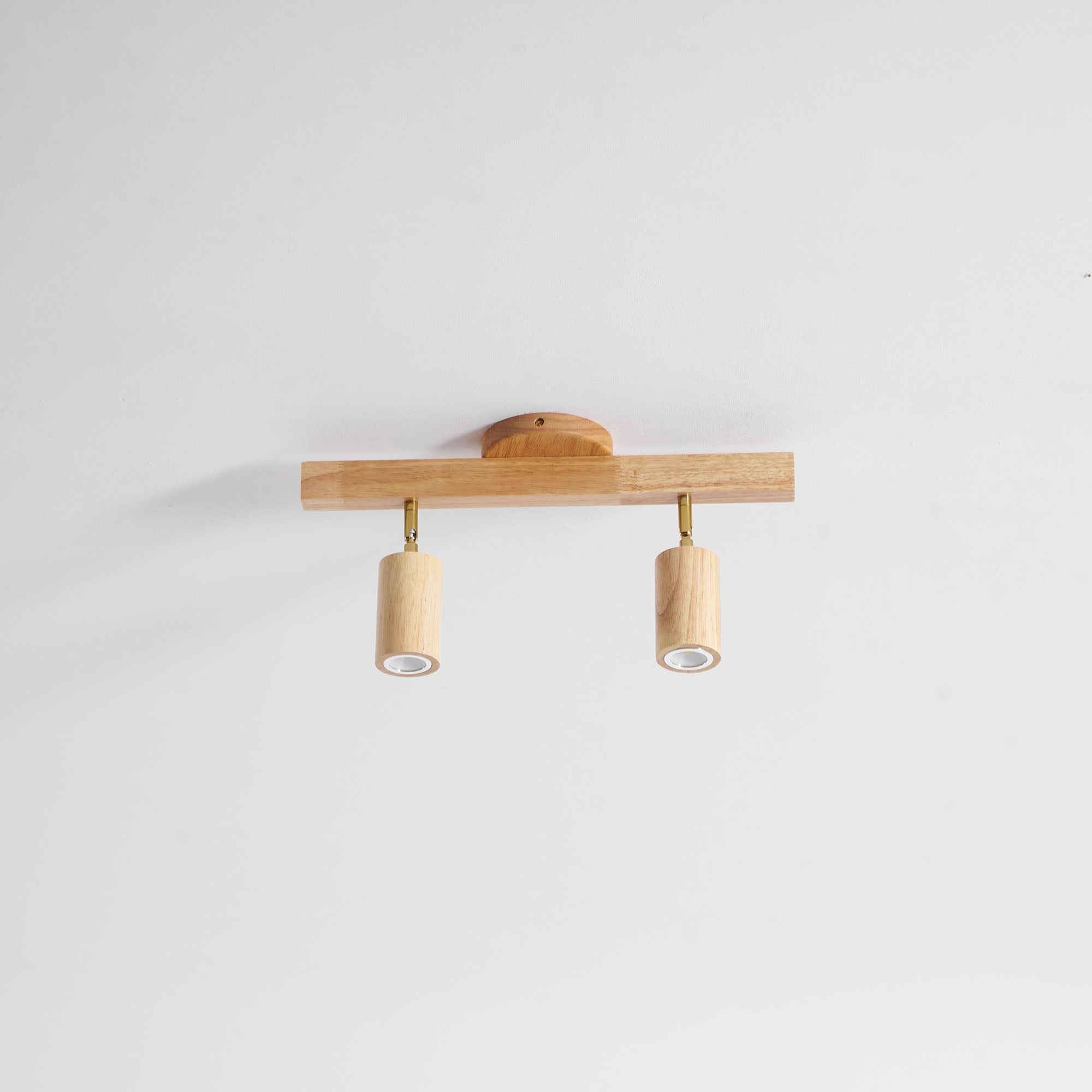 Wood Pendant Track Light 4 Heads 39.4 in Indoor Ceiling Wall Rustic Modern Lamp | Thomler