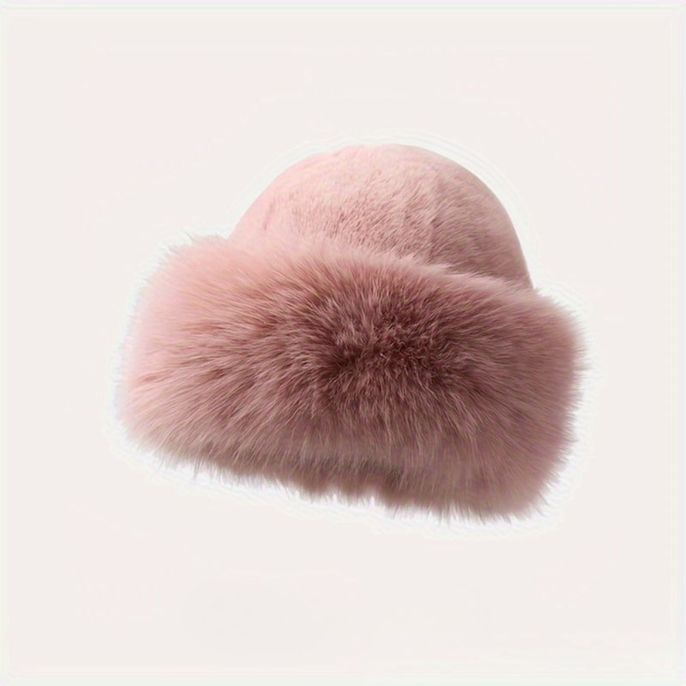 Faux Fur-Lined Knit Winter Beanie with Cozy Ear Flaps for Cold Weather | Thomler