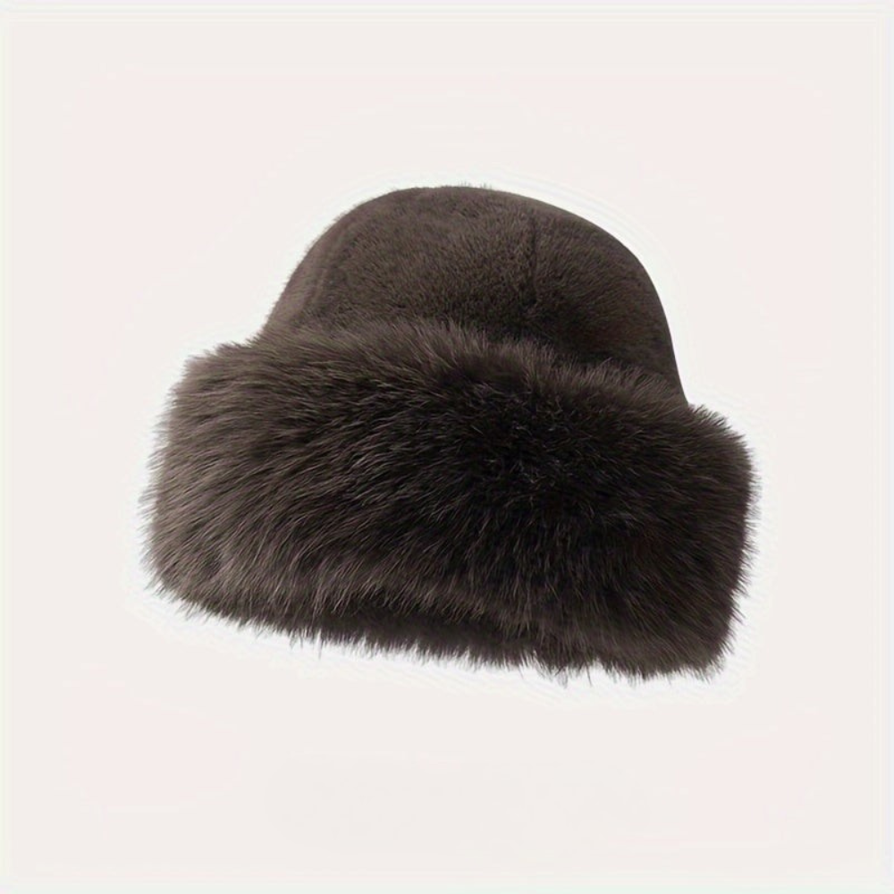 Faux Fur-Lined Knit Winter Beanie with Cozy Ear Flaps for Cold Weather | Thomler