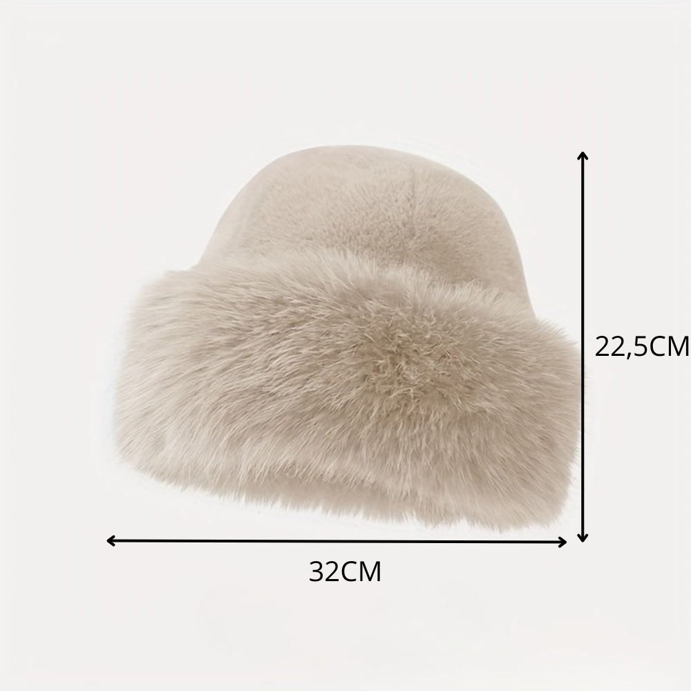 Faux Fur-Lined Knit Winter Beanie with Cozy Ear Flaps for Cold Weather | Thomler