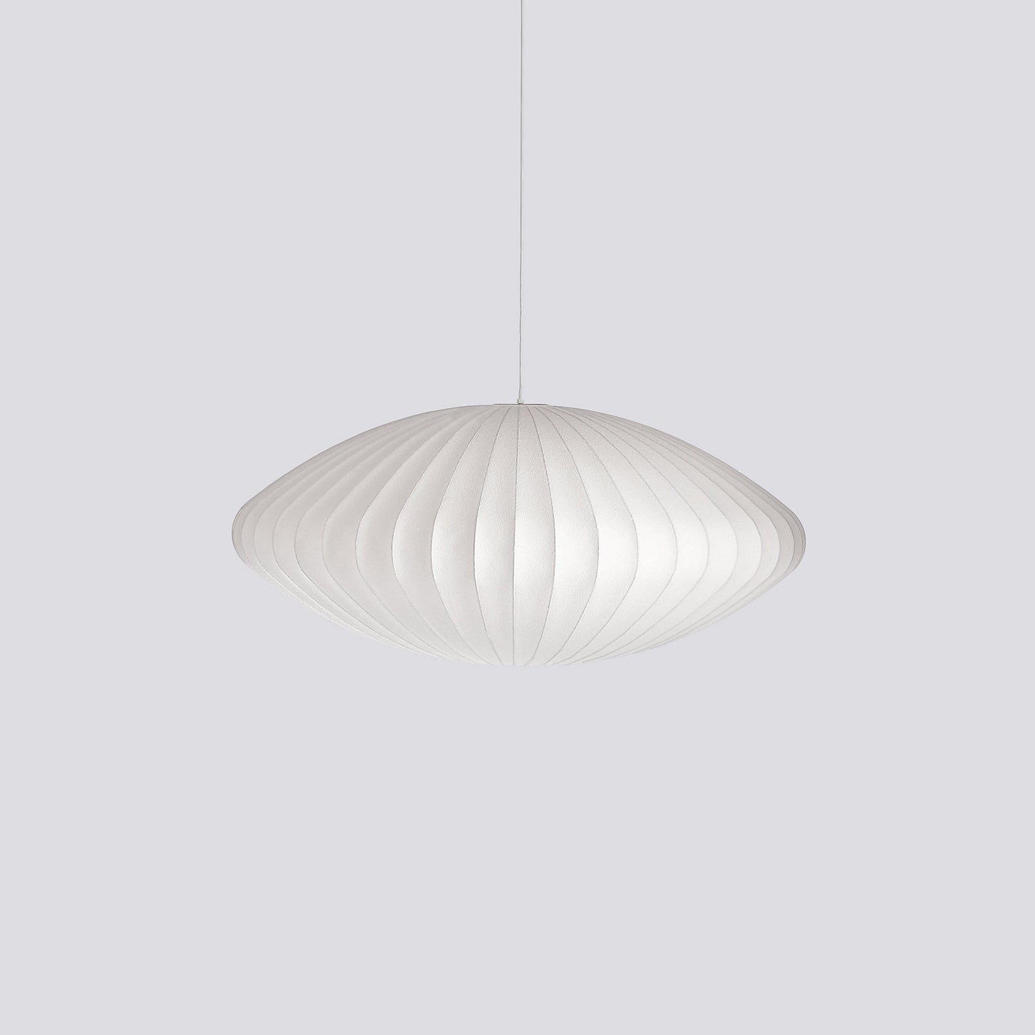 Bubble Silk Pendant Light 19.7 in White Ceiling Dining Room Modern Hanging Lamp | Thomler