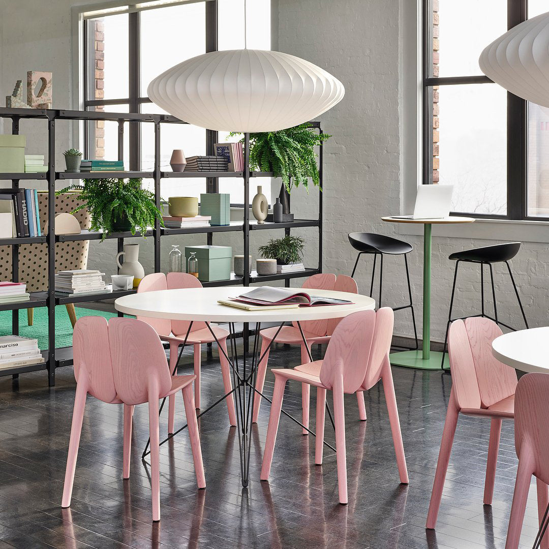 Bubble Silk Pendant Light 19.7 in White Ceiling Dining Room Modern Hanging Lamp | Thomler