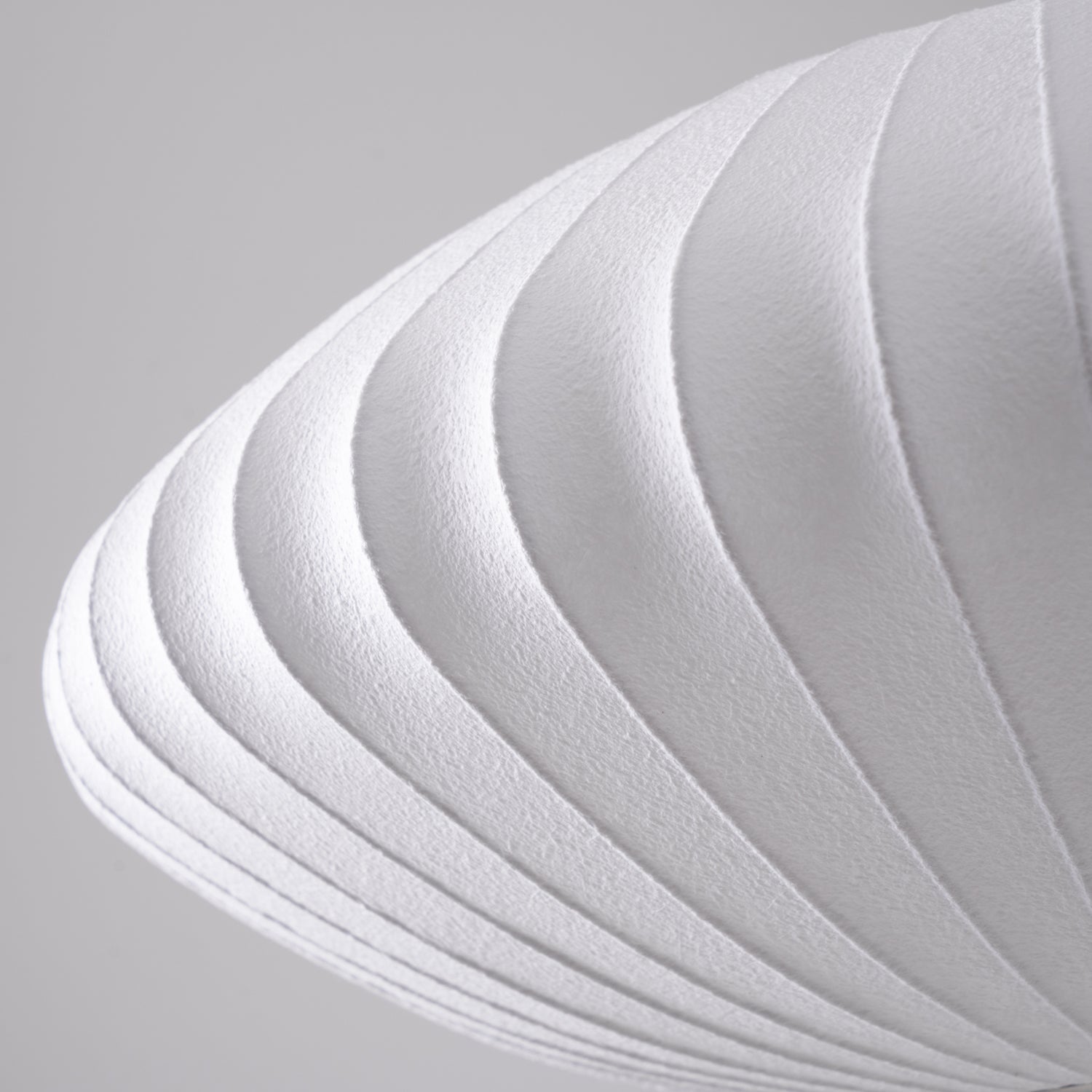 Bubble Silk Pendant Light 19.7 in White Ceiling Dining Room Modern Hanging Lamp | Thomler