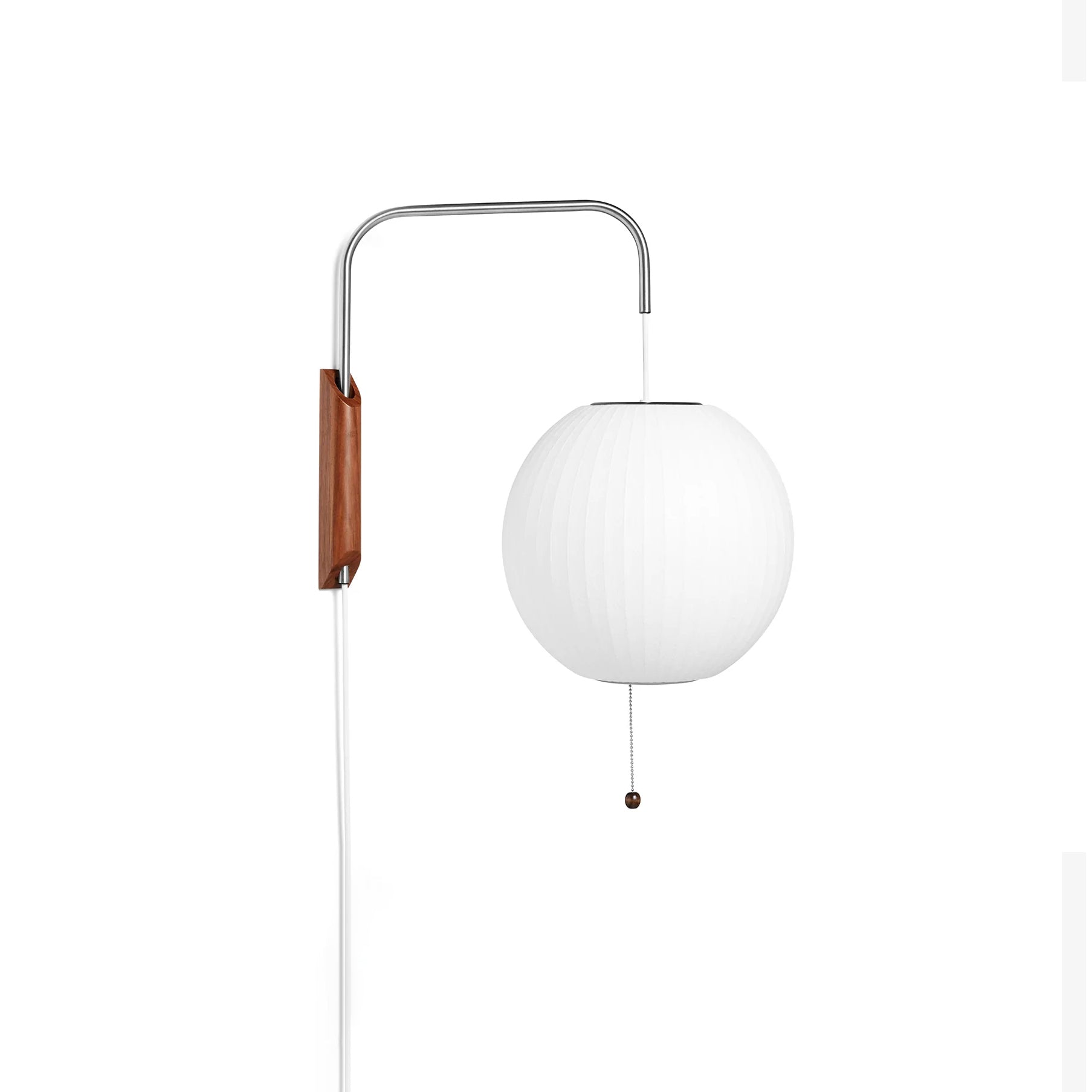 Wall Lamp Polymer Steel 11 in x 15.8 in Walnut Indoor Reading Bedroom Accent Lighting | Thomler