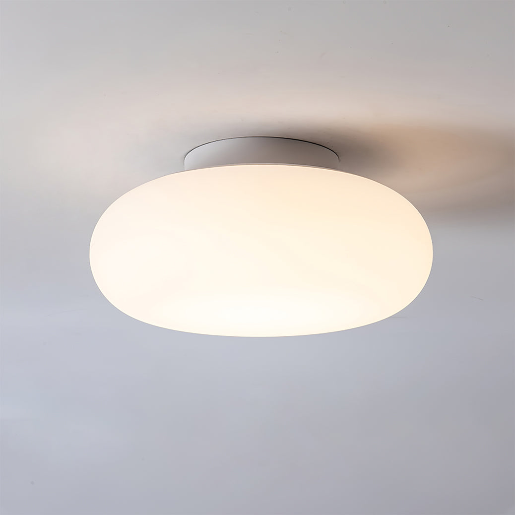 Ceiling Light Metal LED 7.9 in White Indoor Modern Living Room Bedroom Fixture | Thomler