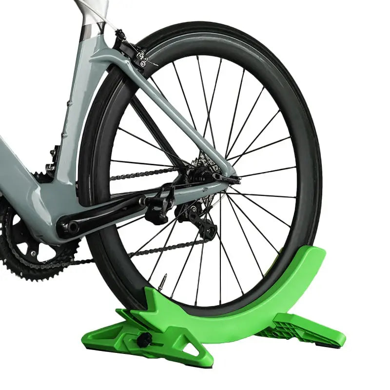 Bicycle Stand ABS Plastic 54.0 cm x 40.0 cm Bike Storage Floor Rack Front Rear Wheel Parking Holder Garage Organisation | Thomler