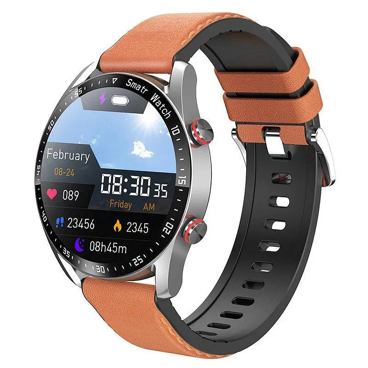 Fitness Smartwatch with Bluetooth Calling & Heart Rate Monitor – Health Tracker with Blood Pressure & SpO2 Sensor | Thomler