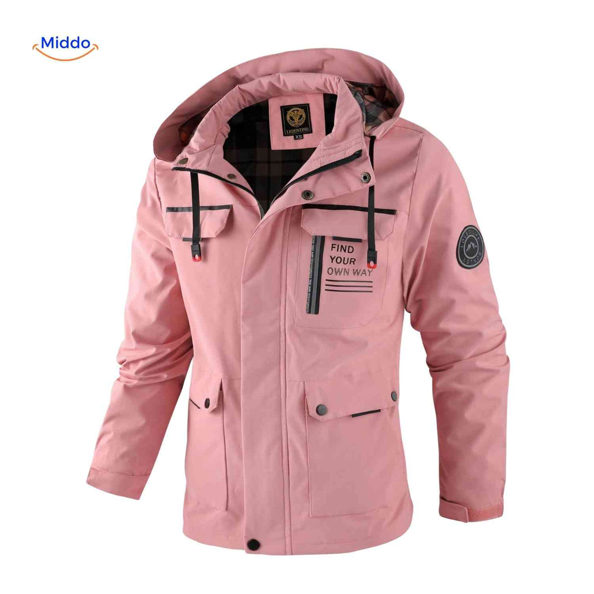 Men's Hooded All-Weather Jacket – Water-Resistant Cotton-Blend Parka for Fall & Spring | Thomler