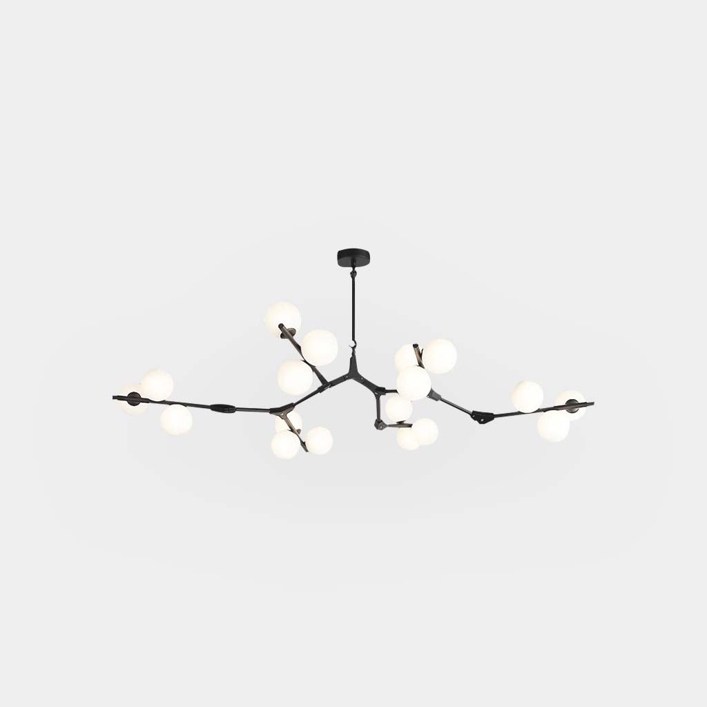 Chandelier Metal Branching 48 in Adjustable Living Room Dining Room Modern Lighting Fixture | Thomler