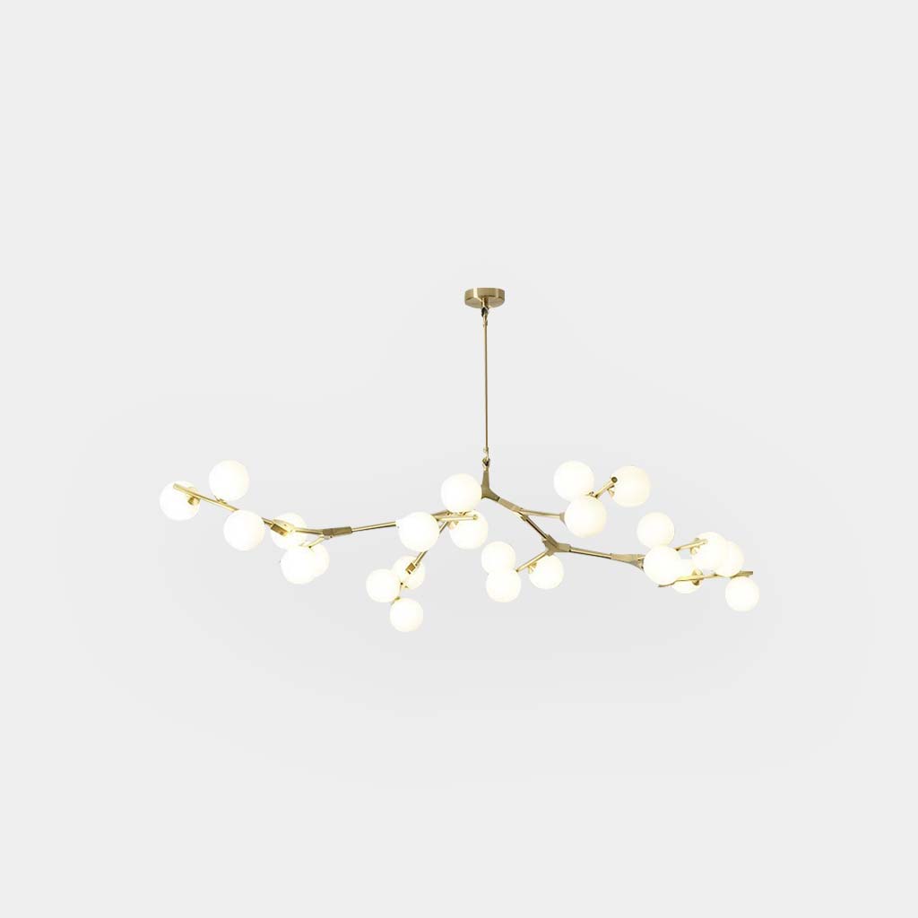 Chandelier Metal Branching 48 in Adjustable Living Room Dining Room Modern Lighting Fixture | Thomler