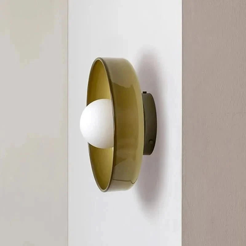 Ceiling Light Glass Shade 12 in Modern Kitchen Living Room Bedroom LED Fixture | Thomler