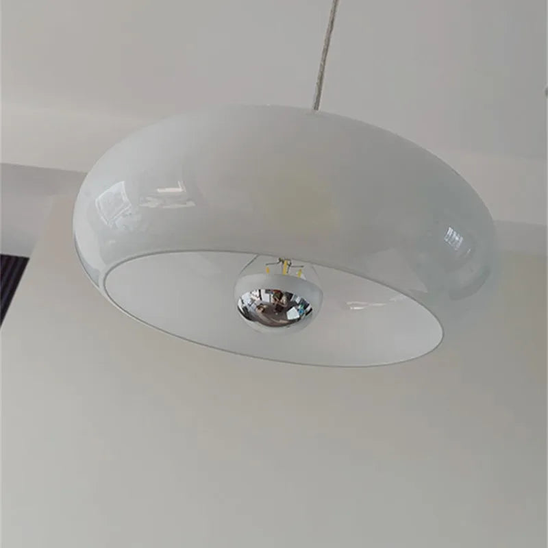 Scandinavian Wood & Metal LED Pendant Light with Adjustable Cord for Dining Room Kitchen Bedroom Modern Minimalist Ceiling Fixture | Thomler