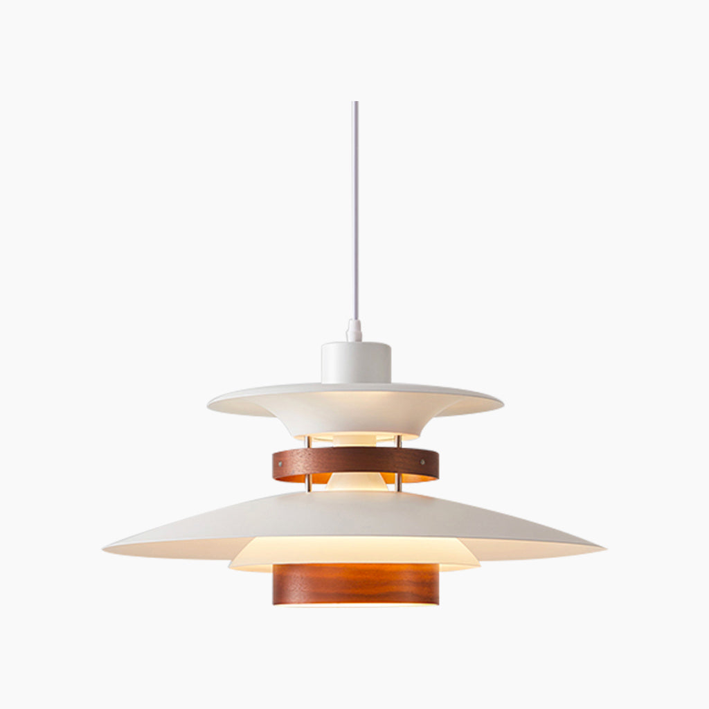 Pendant Light Iron Aluminium 19.7 in Adjustable Dining Room Bedroom Study Lighting Fixture Warm White Neutral | Thomler