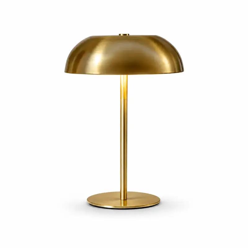 Rechargeable Cordless LED Table Lamp with Touch Dimming & Adjustable Height – Mushroom Design | Thomler