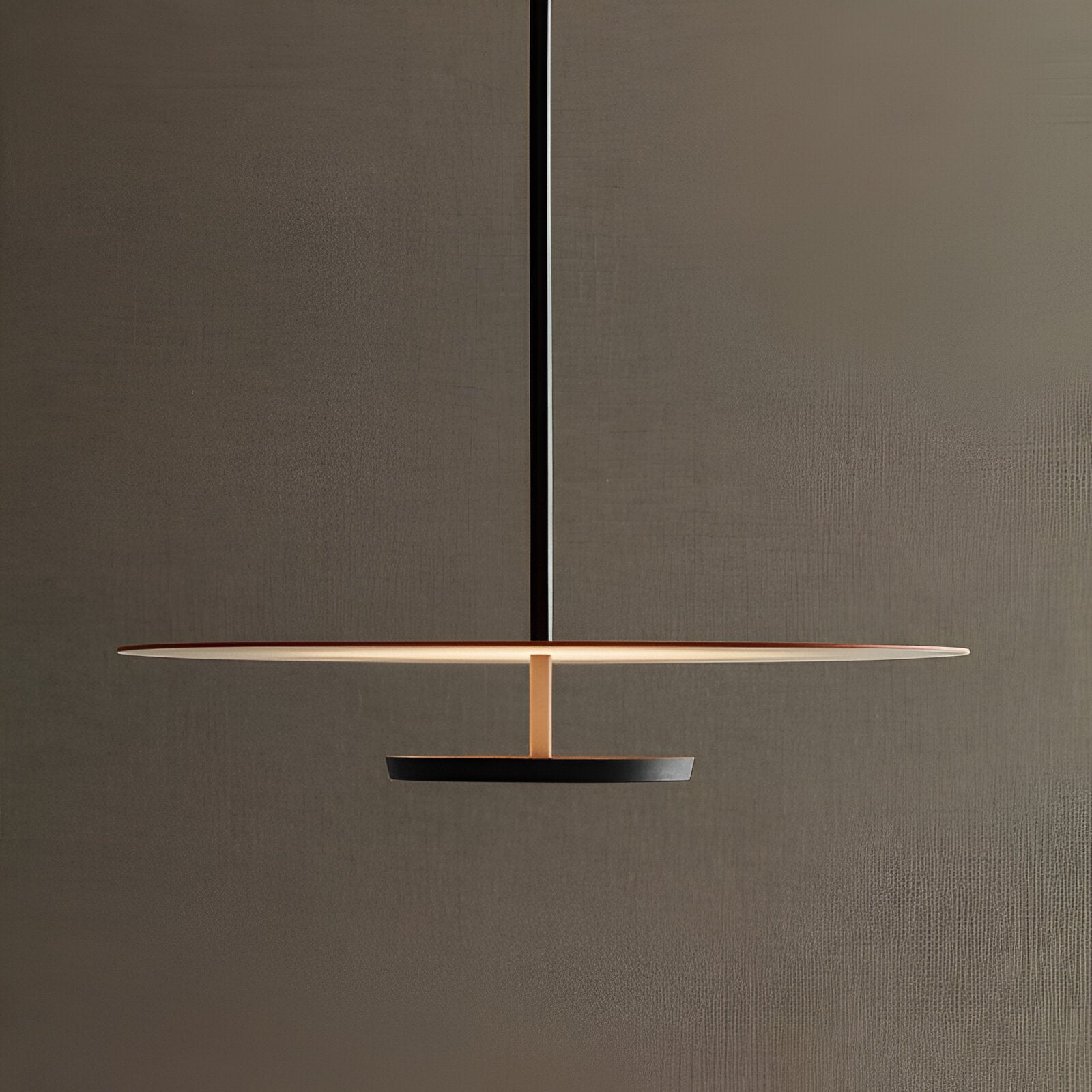 Pendant Light Iron Acrylic LED 59.1 in Adjustable Hanging Dining Room Kitchen Island Modern Ceiling Lamp | Thomler