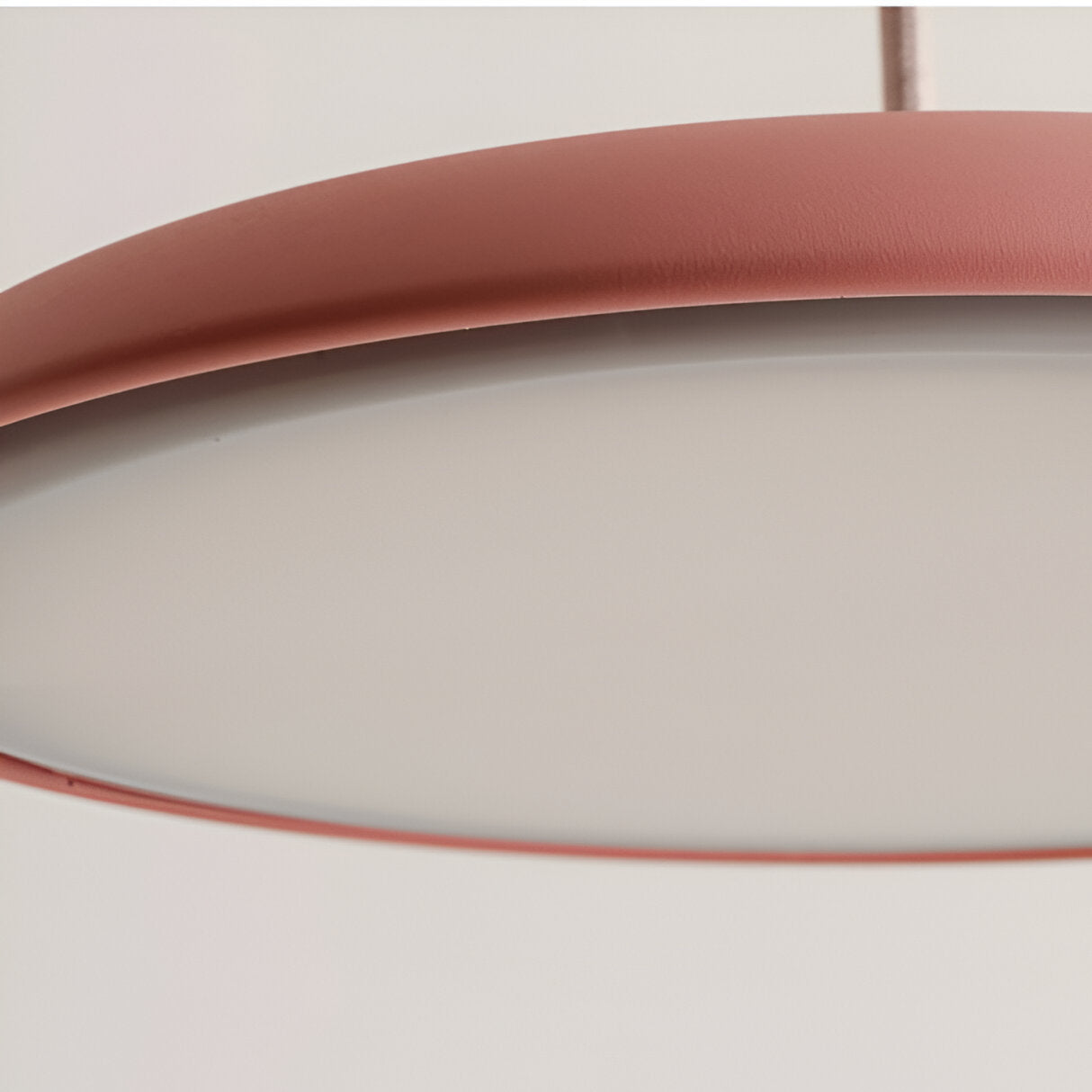 Pendant Light Zinc Alloy 25.0 cm (9.8") LED 4000K Rose Gold Living Room Bedroom Saucer Ceiling Hanging Lamp Adjustable | Thomler