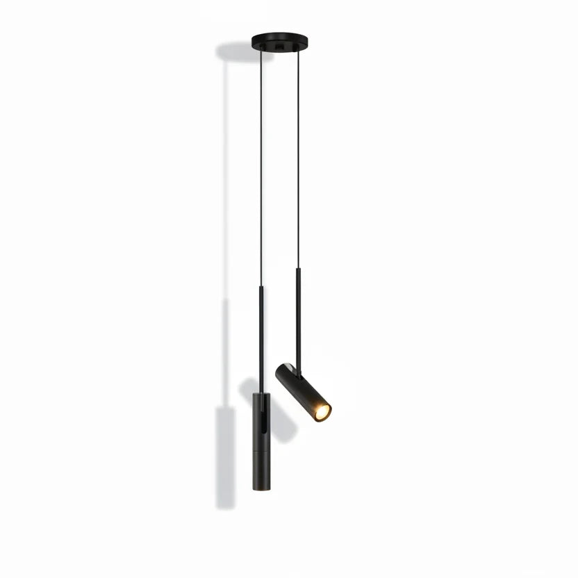 Adjustable Swivel Cylinder Pendant – Metal Downlight with Focused Beam for Kitchen Island & Bedside | Thomler