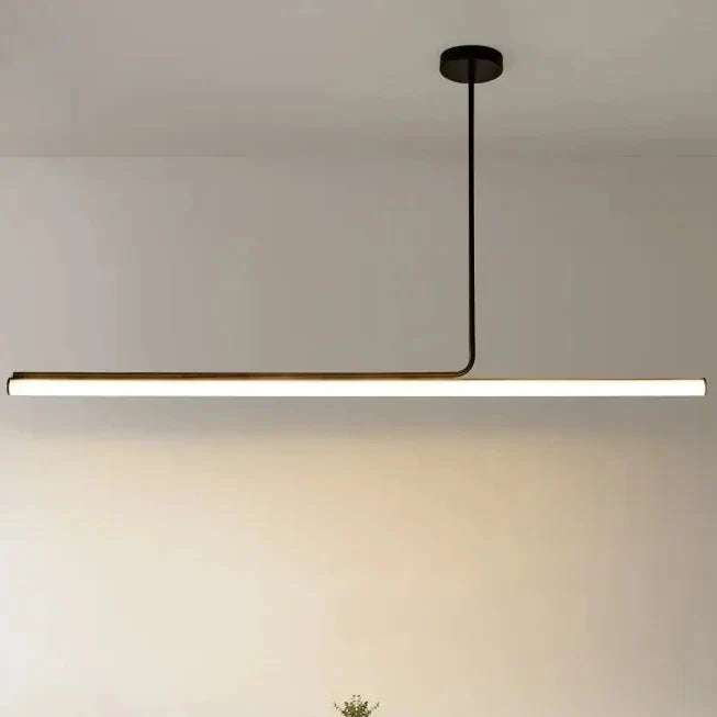 Modern Linear Bar Ceiling Light Fixture for Kitchen Island & Dining Room – Adjustable LED Hanging Lamp with Dimmable Warm White Glow | Thomler