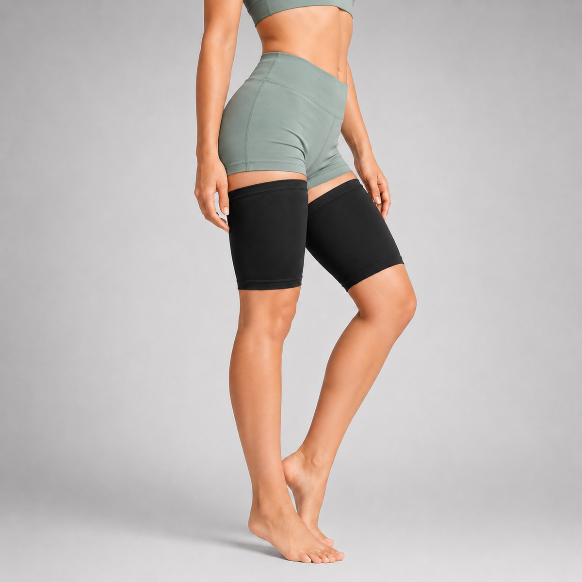 Leg Compression Sleeve for Thigh Support & Muscle Stability – Breathable Fabric for Active Lifestyles | Thomler