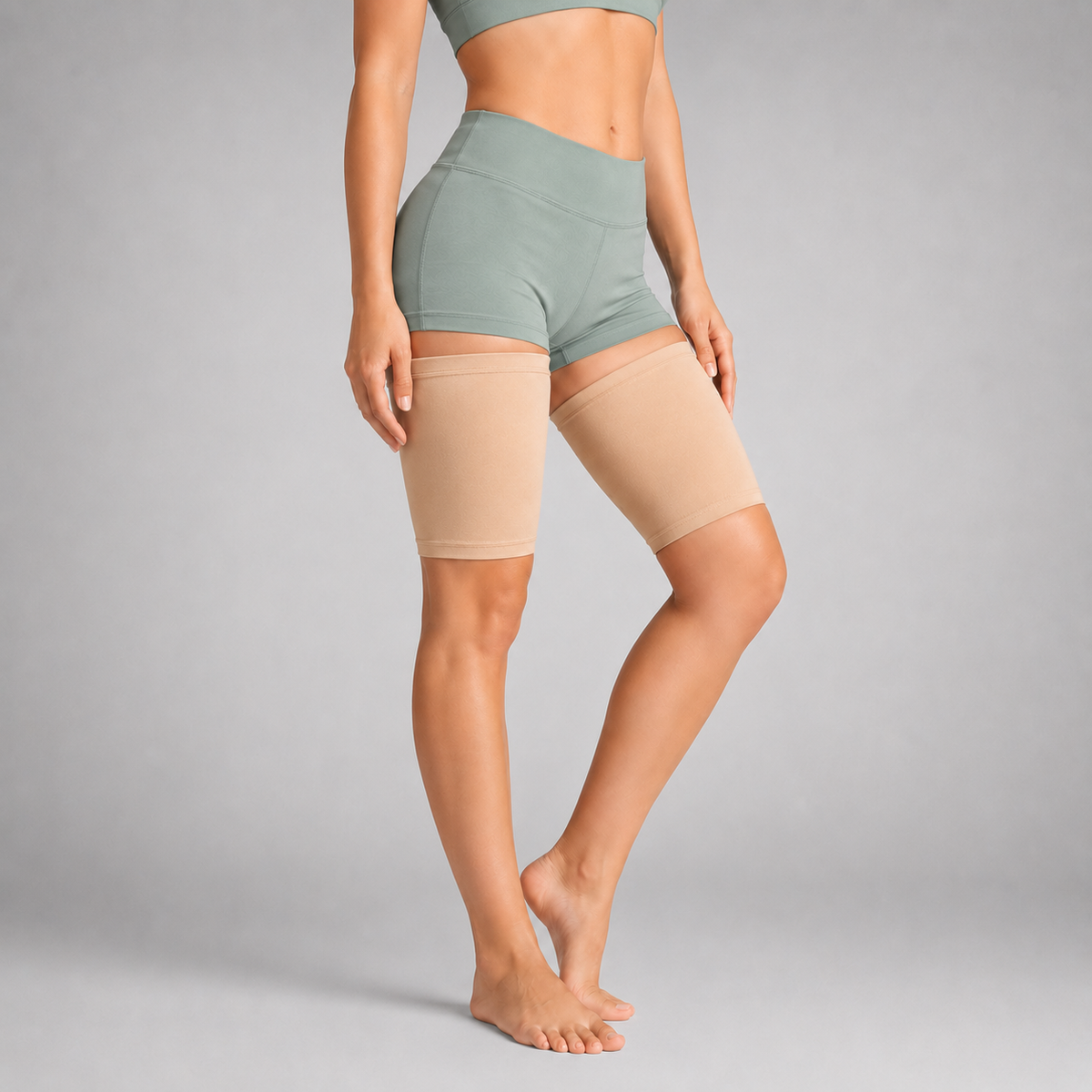 Leg Compression Sleeve for Thigh Support & Muscle Stability – Breathable Fabric for Active Lifestyles | Thomler