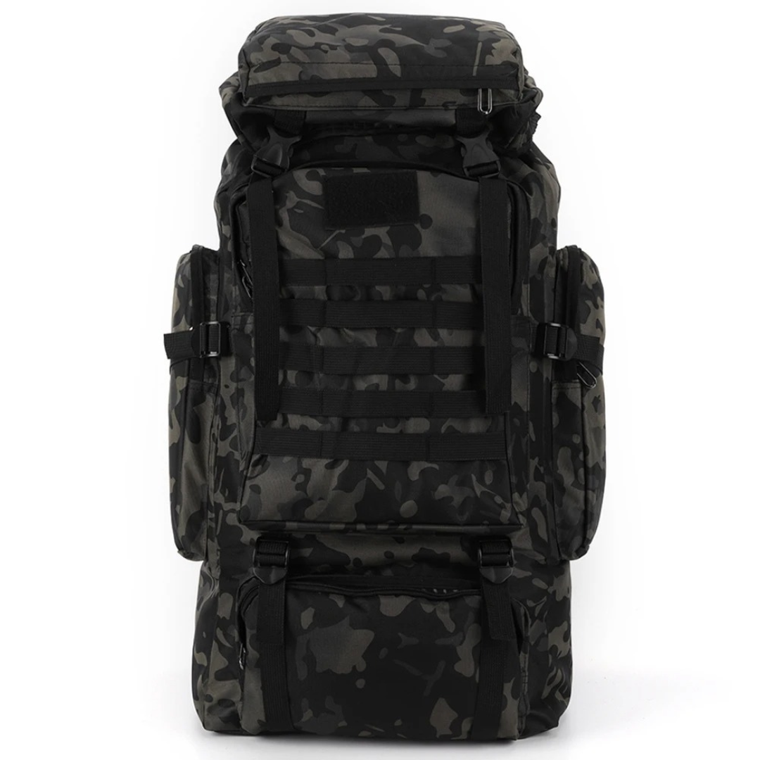 80L Expedition Hiking Backpack – Tactical Multi-Day Trekking Pack with MOLLE Webbing & Padded Straps for Camping & Travel | Thomler