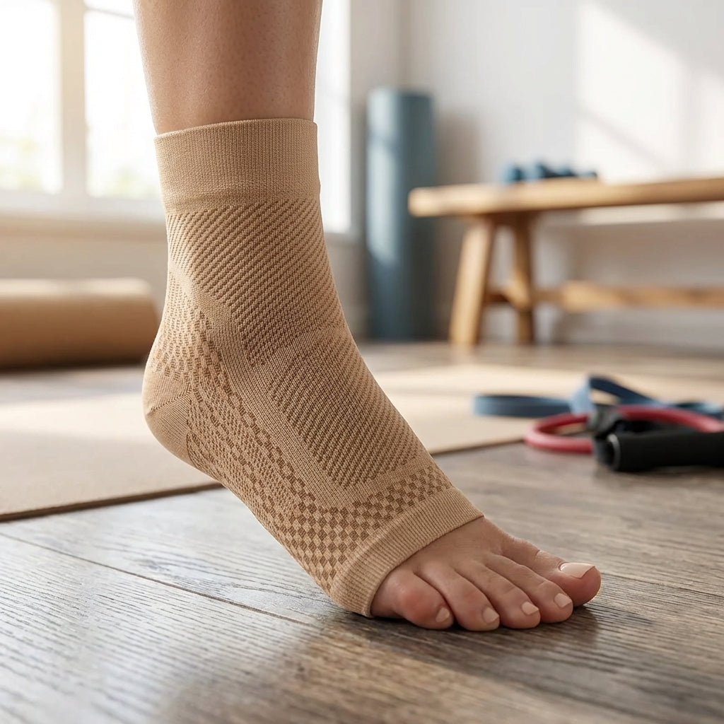 Elastic Ankle Support Wrap for Pain Relief & Recovery – Breathable Compression Brace for Running & Daily Comfort | Thomler