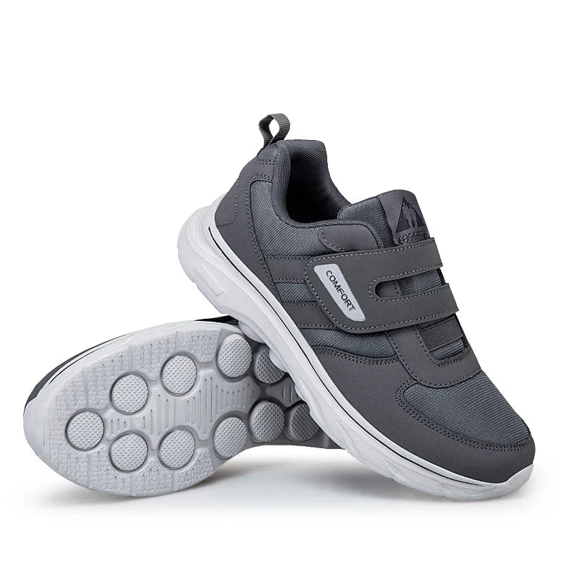 Adjustable Wide-Fit Walking Shoes for Swollen Feet – Hook-and-Loop Closure, Extra Roomy Toe Box & Cushioned Sole for All-Day Comfort | Thomler