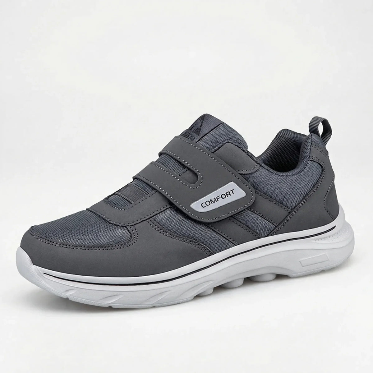 Adjustable Wide-Fit Walking Shoes for Swollen Feet – Hook-and-Loop Closure, Extra Roomy Toe Box & Cushioned Sole for All-Day Comfort | Thomler