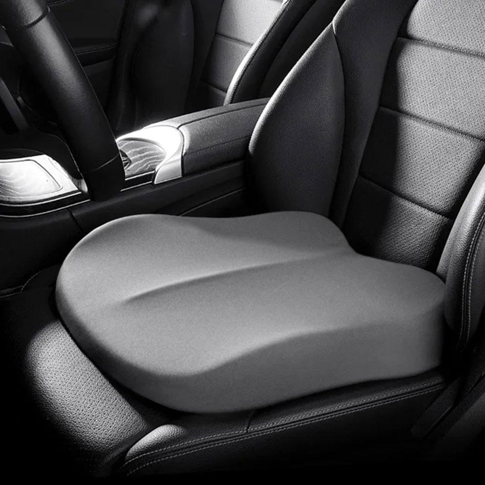 Wedge Car Seat Cushion with Memory Foam for Better Driving Visibility and Posture Support | Thomler