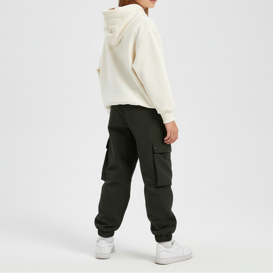 Insulated Snow Pants for Kids with Fleece Lining – Waterproof Shell, Elastic Waist & High-Rise Fit for Boys & Girls – Outdoor Trousers | Thomler