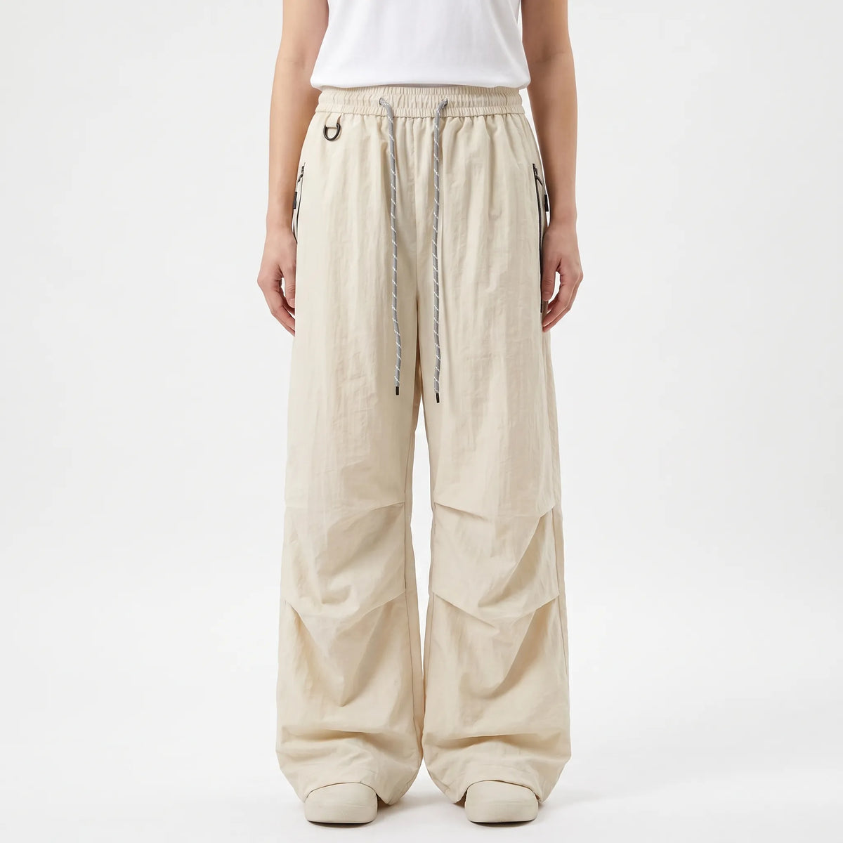Women's Water-Resistant Wide-Leg Hiking Pants with Adjustable Waist & Cuffs for Outdoor Adventures | Thomler