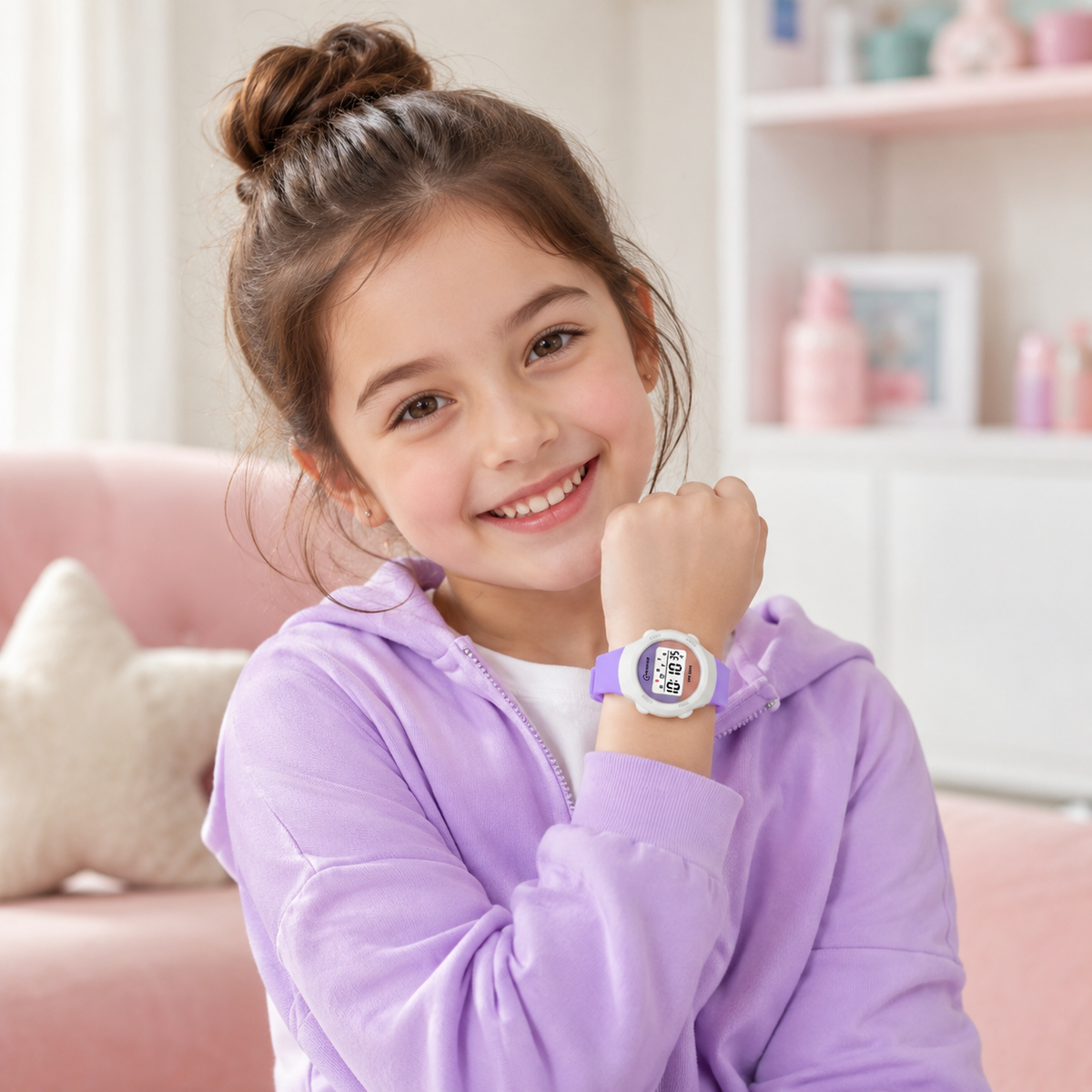 Kids Sport Digital Watch with Alarm Stopwatch & Weekday Display - Water Resistant Silicone Strap Wristwatch for School & Outdoor Play | Thomler