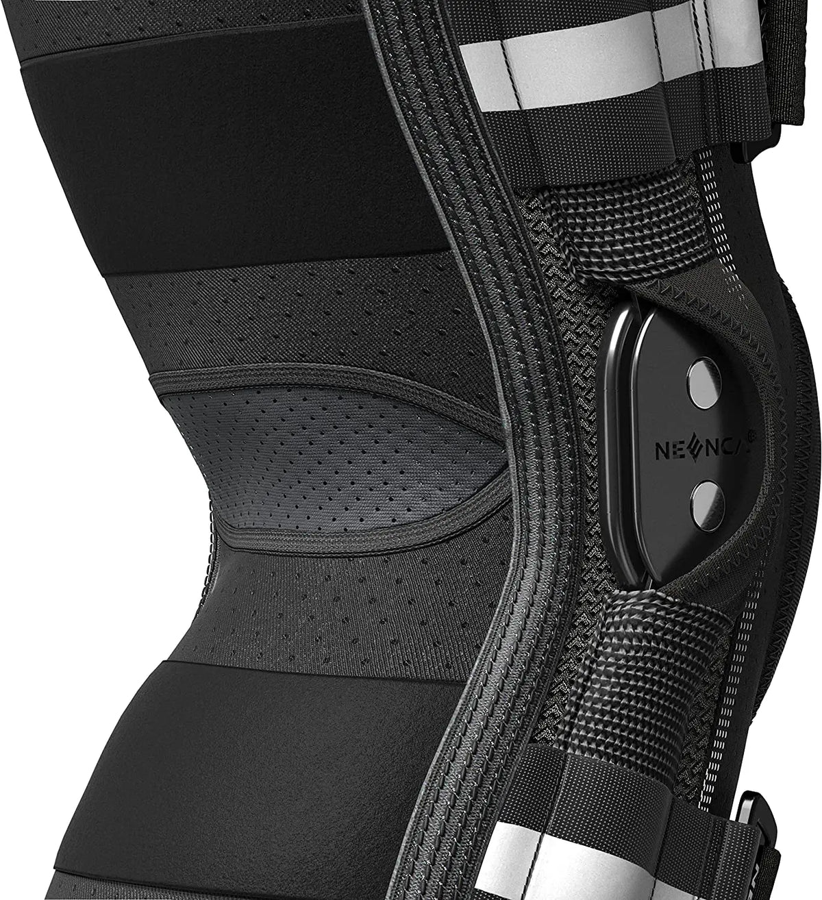 Hinged Knee Brace with Dual Side Stabilizers & Adjustable Straps for Pain Relief, Sports & Recovery Support | Thomler