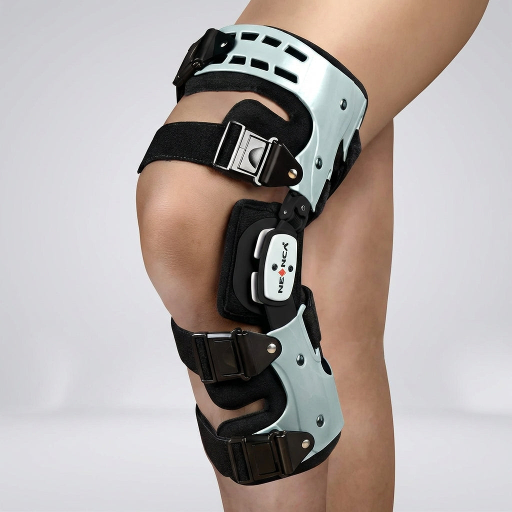 Hinged Knee Brace for Joint Support & Pain Relief – Adjustable Compression Stabilizer for Walking & Daily Activity | Thomler