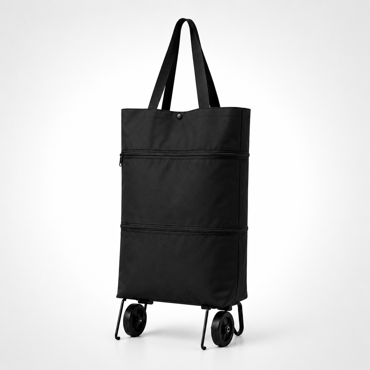 Collapsible Rolling Shopping Cart with Backpack Straps for Groceries & Errands | Thomler