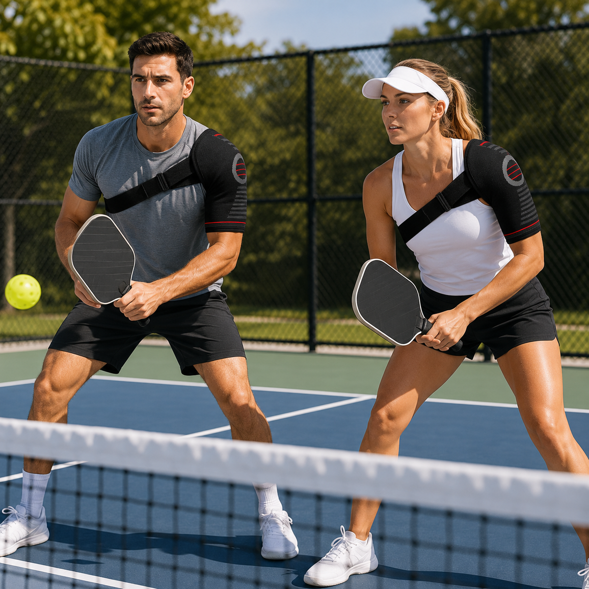 Rotator Cuff Brace with Adjustable Compression Straps for Shoulder Pain Relief & Joint Stability | Thomler